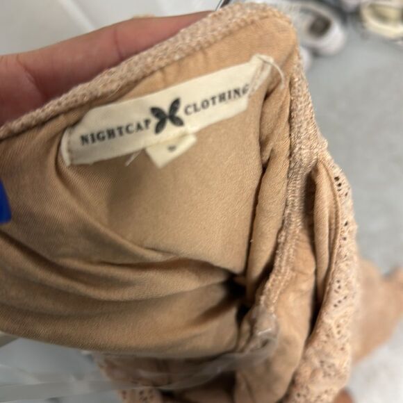 Nightcap Tan Halter Maxi Sundress - Size Small - Like New Summer Maxi Dress - Picture 4 of 4